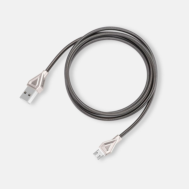 Hoco U25 Golden armor micro charging cable(L=1M)