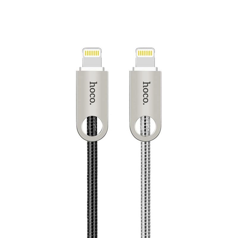 Hoco U8 Zinc alloy metal lightning charging cable