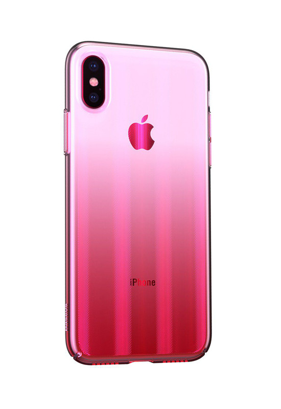 Baseus Aurora Case Transparent Pink