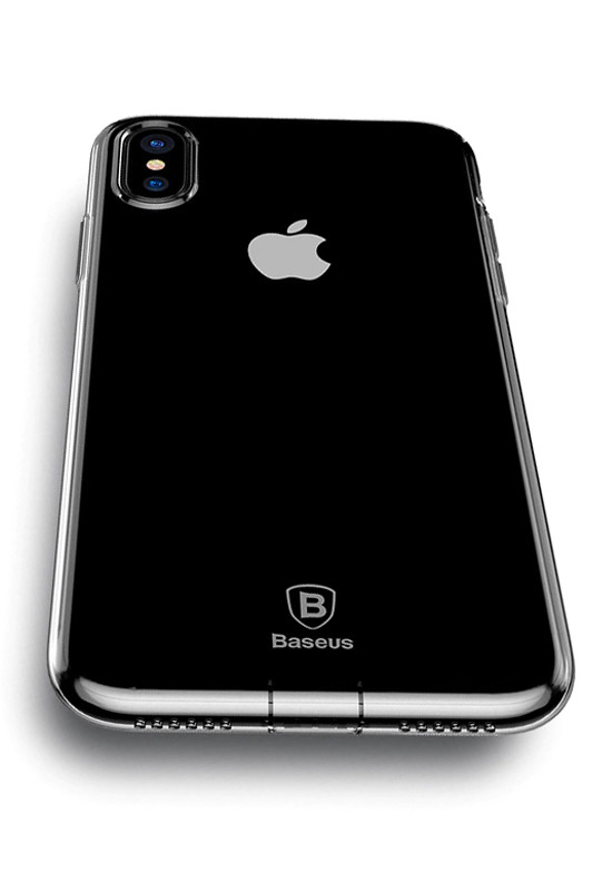 Baseus Glaze Case For iPX Transparent black